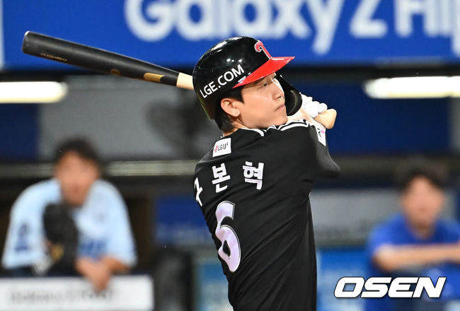 [OSEN=대구, 이석우 기자]  LG 트윈스 구본혁 017 2025.08.01 / foto0307@osen.co.kr
