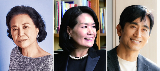 왼쪽부터 제14회 황순원문학상 수상자 주수자, 김구슬, 차인표. 사진 황순원문학촌