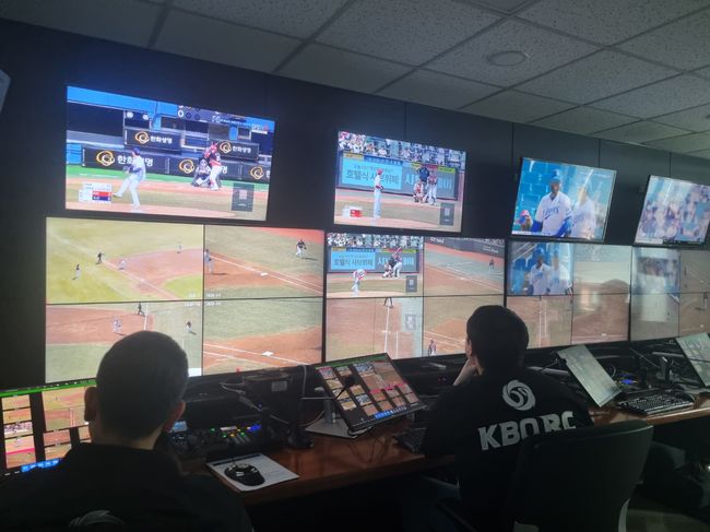 KBO 비디오판독 호크 아이 리플레이 시스템 화면. 사진 = KBO 제공