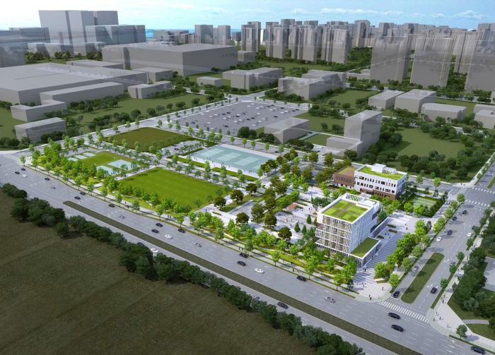 한국외국어대학교 송도캠퍼스 조감도