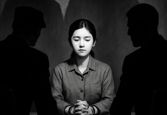 고압적인 당시 검찰의 수사 방식과 신문에도 최말자 할머니는 꼿꼿함을 유지했다. 그때도, 지금도 죄가 없는 소녀는 주눅들 이유가 없었다. 사진 일러스트 챗GPT