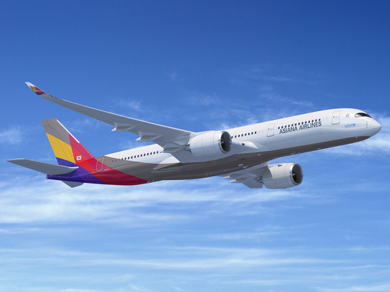 아시아나항공의 장거리 주력 항공기인 A350-900. 사진 아시아나항공