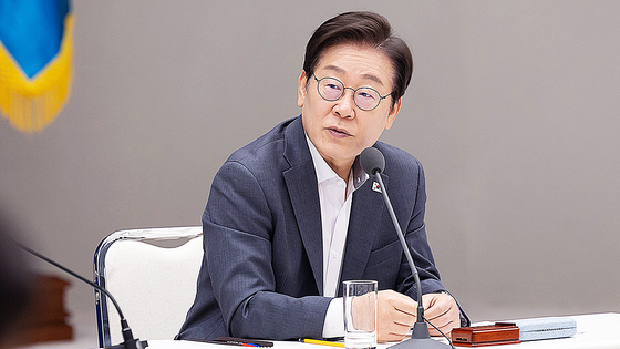 이재명 대통령이 1일 서울 용산 대통령실에서 열린 전국 시도지사 간담회에서 발언을 하고 있다. 사진 대통령실 제공
