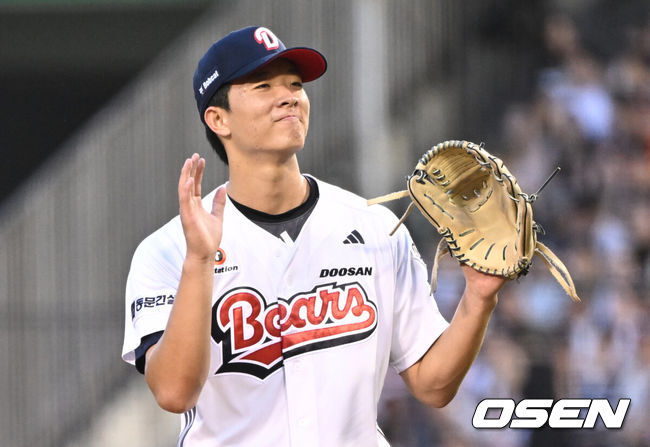[OSEN=조은정 기자] 두산 치민석. 2025.07.23 /cej@osen.co.kr