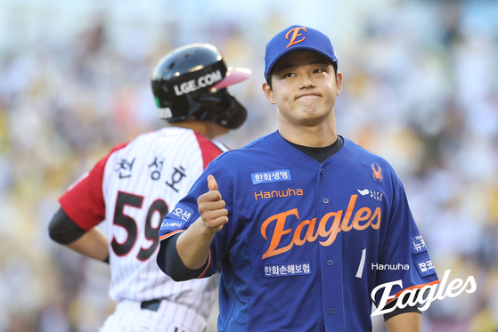 10일 잠실 LG전에서 맹활약한 한화 문동주. 사진 한화 이글스