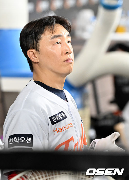 [OSEN=민경훈 기자] 한화 손아섭. 2025.08.07 / rumi@osen.co.kr