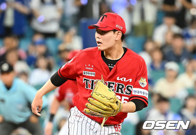 [OSEN=대구, 이석우 기자] KIA 타이거즈 성영탁 032 2025.08.13 / foto0307@osen.co.kr