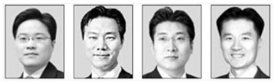 양해근, 조현수, 김지훈, 김동원(왼쪽부터) 