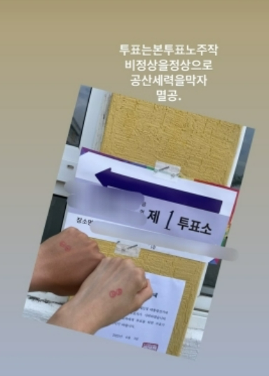부정선거를 주장하는 장채환의 인스타그램 게시물. 사진 인스타그램 캡처 