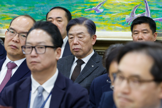 지난 2월 19일 김형석 독립기념관장이 서울 여의도 국회에서 열린 정무위원회 제422회국회(임시회) 제2차 전체회의에 출석하고 있다. 뉴스1