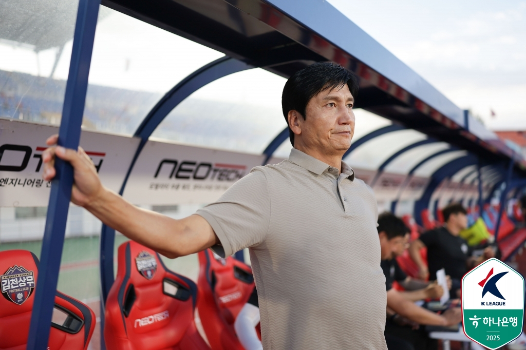 프로축구 김천 상무 정정용 감독. [사진 프로축구연맹]