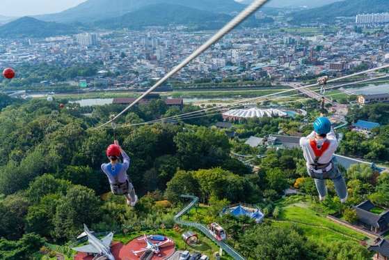 남원테마파크 내 집와이어. 사진 남원테마파크㈜