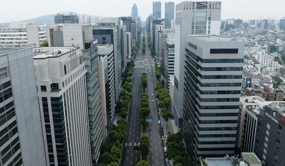 서울 강남구 테헤란로. 연합뉴스