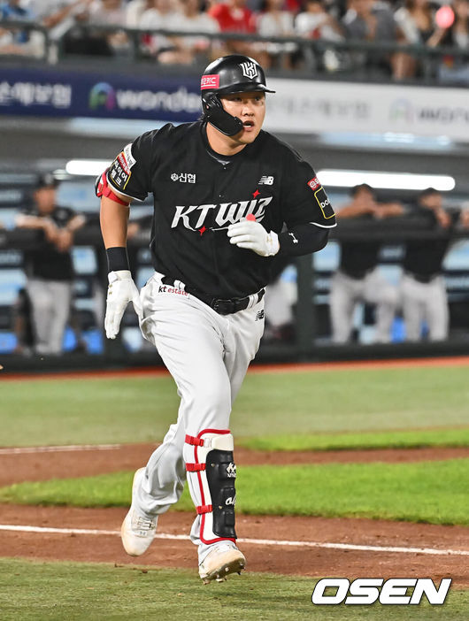 [OSEN=부산, 이석우 기자] KT 위즈 오재일 102 2024.09.05 / foto0307@osen.co.kr
