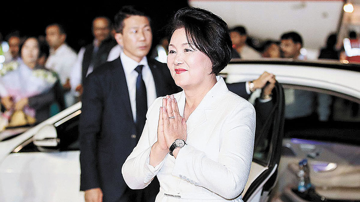 문재인 전 대통령 부인 김정숙 여사. 연합뉴스