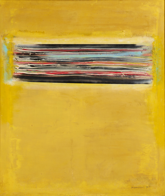 김창열,‘제사’, 1966, 캔버스에 유화 물감, 162x137㎝. [사진 국립현대미술관]