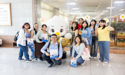 경복대학교 홍보디자인센터에서 재학생과 교직원을 대상으로 진행한 풍선 SNS 이벤트(제공=경복대학교)