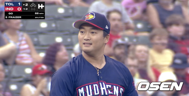 MiLB 중계 방송 화면 