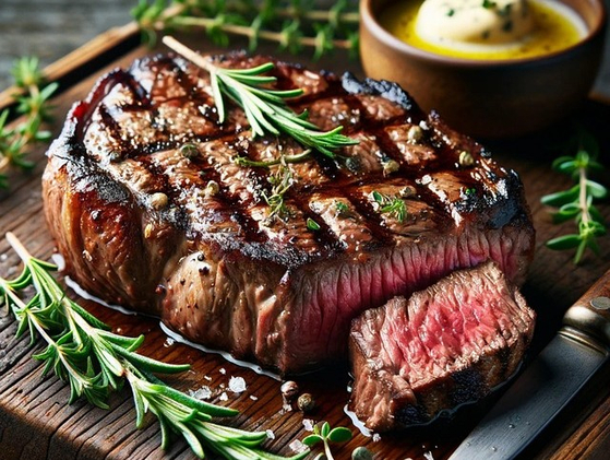 맛있는 스테이크를 굽고 싶다면 고기와 함께 소금, 후추, 버터, 허브 등의 재료를 잘 활용해야 한다. 사진 픽사베이