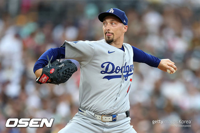 [사진] LA 다저스 블레이크 스넬. ⓒGettyimages(무단전재 및 재배포 금지)