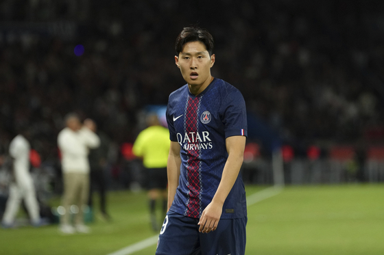 툴루즈전에서 올 시즌 처음 결장한 이강인. AP=연합뉴스