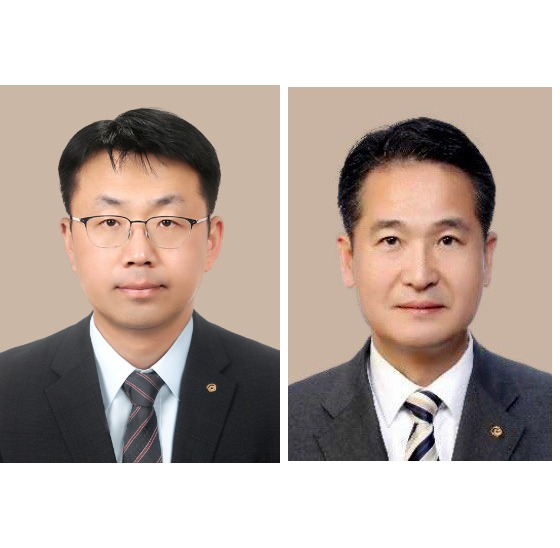 한화호텔앤드리조트 최석진 리조트 부문 대표이사 내정자(왼쪽)와 김경수 에스테이트 부문 대표이사 내정자. 사진 한화그룹