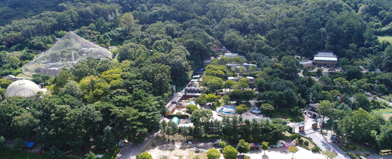 청주동물원 전경. 사진 청주시