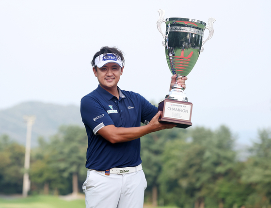 박상현이 31일 KPGA 투어 동아회원권그룹 오픈에서 우승했다. 사진 KPGA