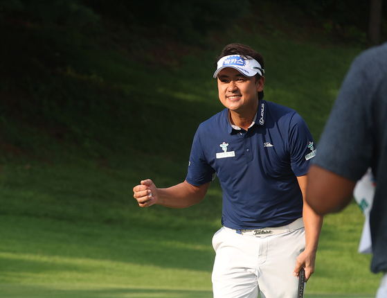 박상현이 31일 KPGA 투어 동아회원권그룹 오픈에서 우승했다. 사진 KPGA