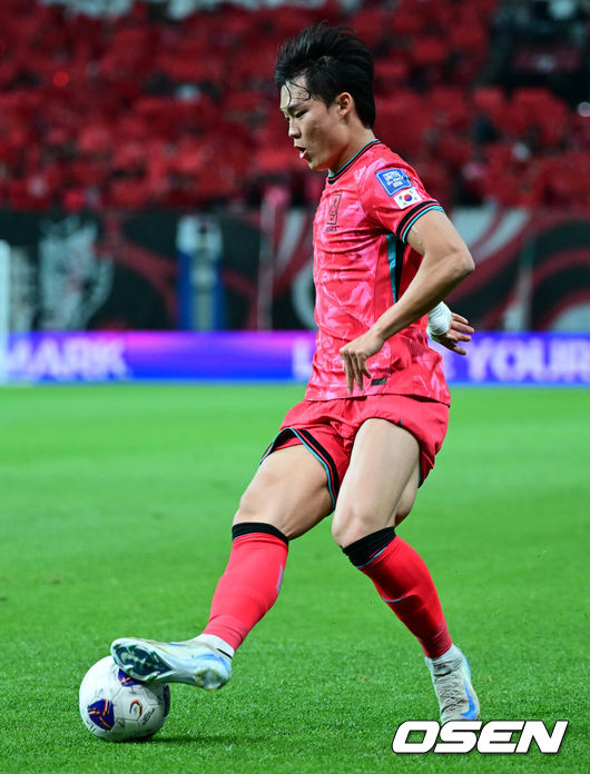 [OSEN=조은정 기자] 남자 축구 대표팀 오현규. 2025.06.10 /cej@osen.co.kr