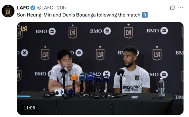 [사진] (왼쪽) 손흥민 / LAFC