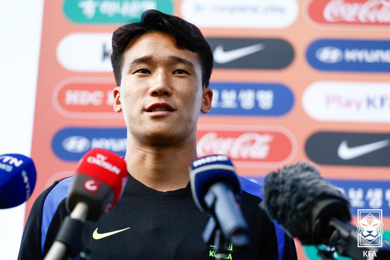 홍명보팀 핵심 수비수로 거듭난 이태석. 사진 대한축구협회