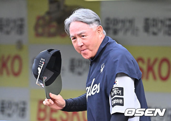 [OSEN=대구, 이석우 기자]  한화 이글스 김경문 감독 044 2025.06.26 / foto0307@osen.co.kr