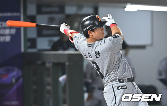 [OSEN=부산, 이석우 기자]  한화 이글스 노시환 018 2025.06.17 / foto0307@osen.co.kr
