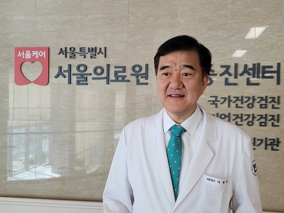 지난 4일 서울 중랑구 서울의료원에서 이현석 원장이 장애인 건강검진을 마친 소감을 말하고 있다. 이 원장은 “더 많은 병원이 참여할 수 있도록 관심을 가져주면 좋겠다”고 말했다. 사진 푸르메재단