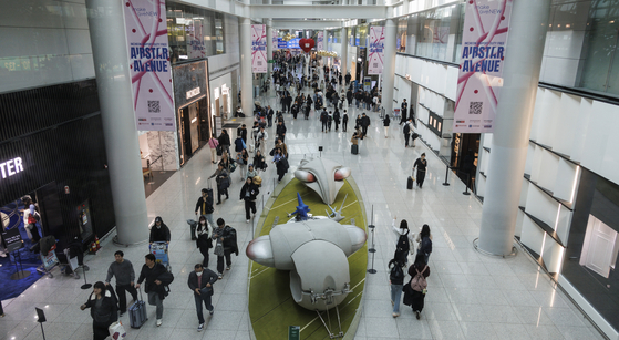 인천공항 1터미널 면세구역의 모습. 연합뉴스