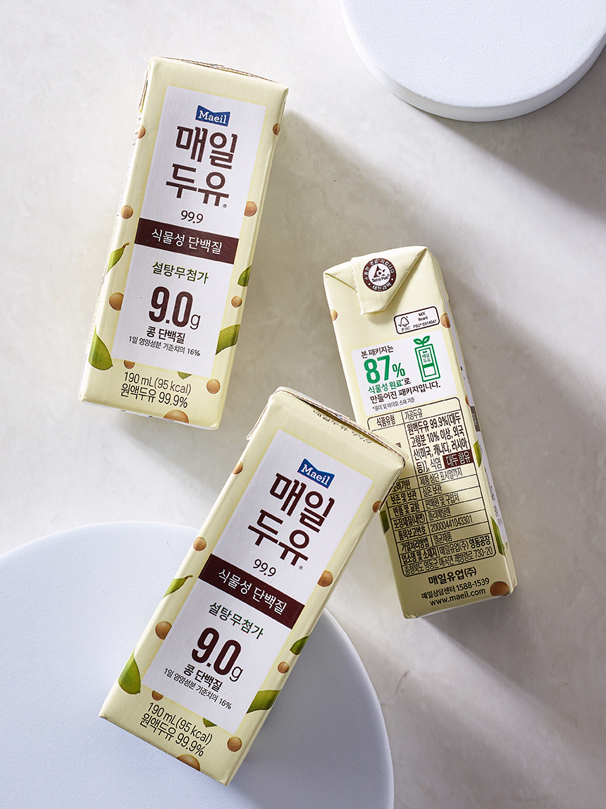 테트라팩 차세대 멸균팩이 적용되는 매일유업 ‘매일두유’ 이미지