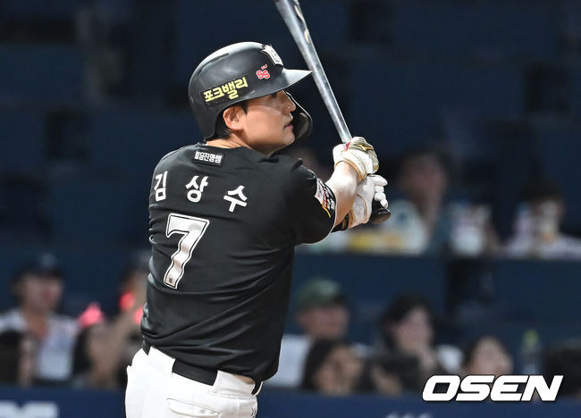 [OSEN=창원, 이석우 기자]  KT 위즈 김상수 079 2025.07.24 / foto0307@osen.co.kr