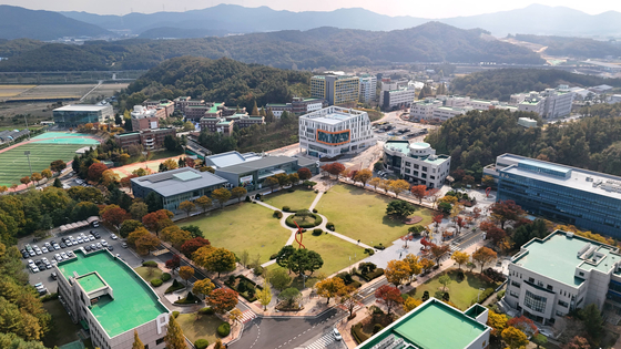 ▲충남 천안에 소재한 한국기술교육대학교 본교 캠퍼스 전경