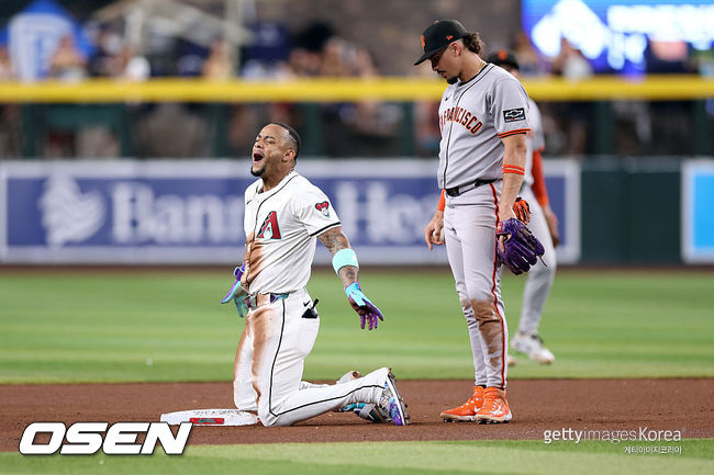 [사진] 애리조나 다이아몬드백스 케텔 마르테. ⓒGettyimages(무단전재 및 재배포 금지)