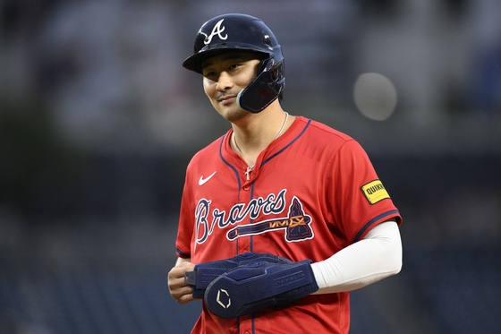 김하성은 애틀랜타 입단 이후 타율 0.327를 기록 중이다. AP=연합뉴스