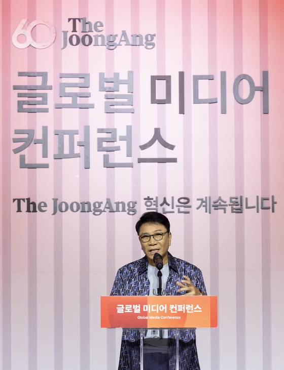 이수만 프로듀서는 "아티스트 수출에 머물지 않고 프로듀서를 키워야 한다"고 강조했다. 전민규 기자 / 20250918