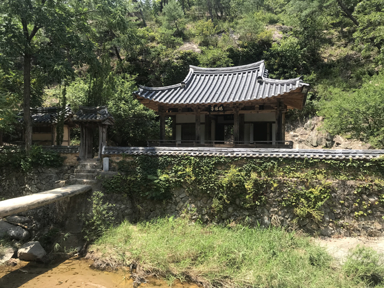 경북 안동시 길안면에 위치한 만휴정 모습. 김정석 기자