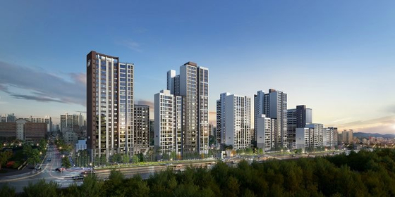 힐스테이트 이수역 센트럴 투시도. 현대건설