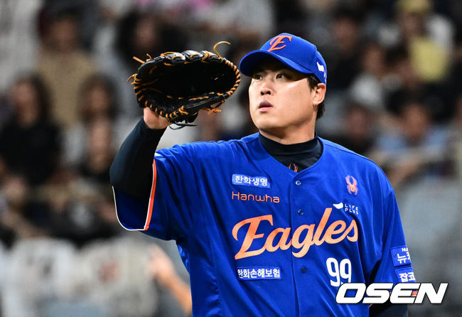 [OSEN=조은정 기자] 한화 류현진. 2025.08.26 /cej@osen.co.kr
