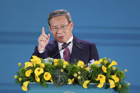  리창 중국 국무원 총리 AP=연합뉴스