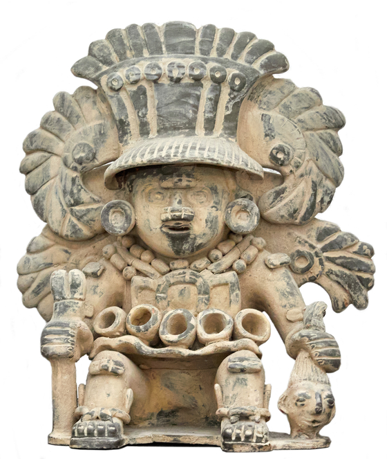 아스테카 신화에서 죽음과 재생, 농업, 봄의 신이자 풍요의 신인 시페토텍(Xipe Totec)