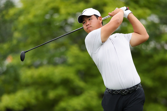 김주형이 PGA 투어 샌더슨 팜스 챔피언십 3R를 공동 8위로 마쳐 TOP10을 유지했다. 로이터=연합뉴스
