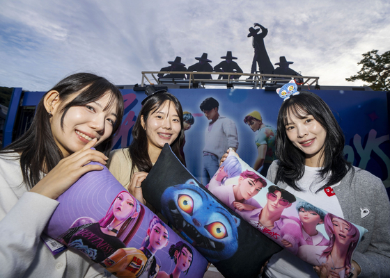 에버랜드는 지난달 26일 케이팝 데몬 헌터스 테마존을 오픈했다. 매일 오프런이 이어질 만큼 큰 인기를 누리고 있다. 사진 에버랜드