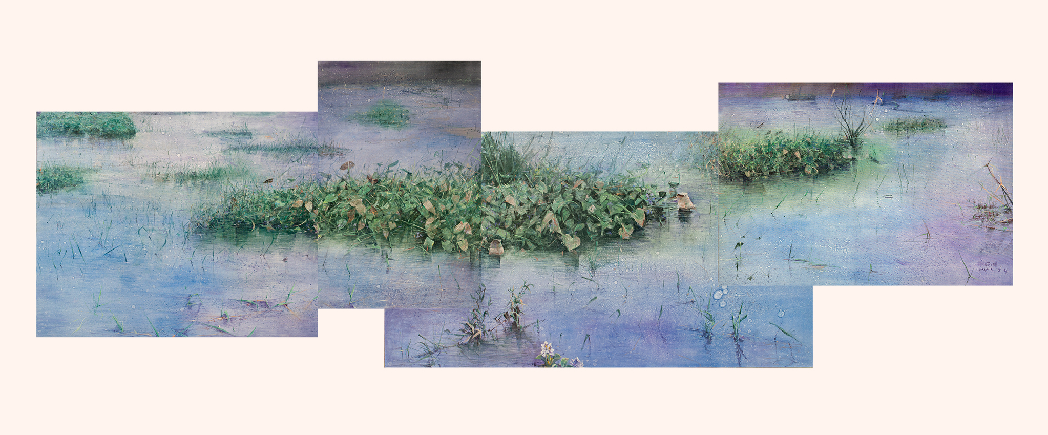 추억-부평 신트리_575x172cm_Oil on canvas_2025